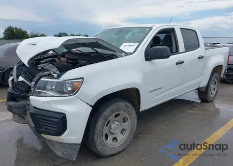 2022 Chevrolet Colorado 2Wd Short Box Wt from USA, damaged, VIN 1GCGSBEA3N1297983